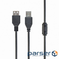 Дата кабель подовжувач USB2.0 АМ / А F Cablexpert (CCF-USB2-AMAF-15)