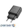 Зарядний пристрій BOROFONE BA72A USB QC3.0 black (6974443388541)