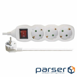 Power strip EMOS P1323R for 3 sockets, 16 A, 3 meters 