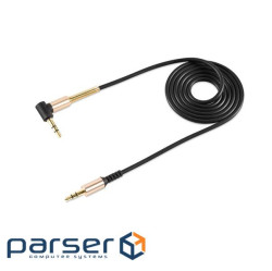 Аудіокабель HOCO UPA02 AUX Spring Audio cable Black (6957531025665)