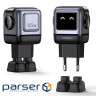 Зарядний пристрій Ugreen 1xUSB + 2xUSB-C 65W GaN CD361 gray (25685B)