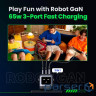 Зарядний пристрій Ugreen 1xUSB + 2xUSB-C 65W GaN CD361 gray (25685B)