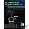 Зарядний пристрій Ugreen 1xUSB + 2xUSB-C 65W GaN CD361 gray (25685B)