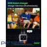 Зарядний пристрій Ugreen 1xUSB + 2xUSB-C 65W GaN CD361 gray (25685B)
