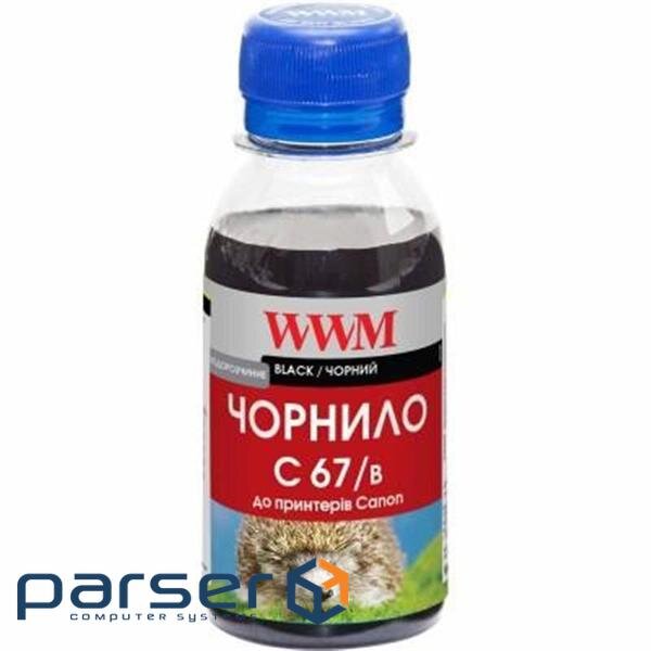 Чорнило WWM Canon PFI-107 100г Black PFI-107Bk (C67/B-2)