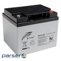 Акумуляторна батарея RITAR RA12-45 (12В, 45Ач)