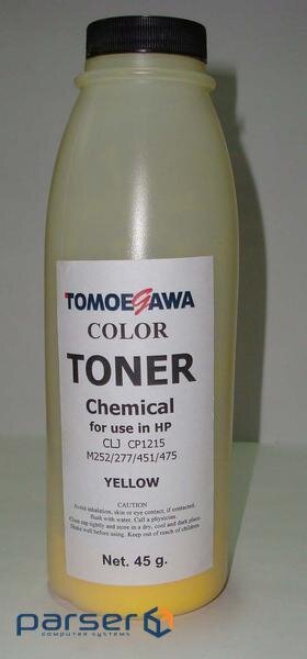 Toner HP CLJ CP1215/M252/277/451/475 Chemical (45г) Yellow Tomoegawa (THP1215Y45)