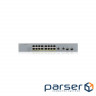 Network switch Cisco SG350X-48-K9-EU Тип - управляемый 3-го уровня, форм-фактор - в стойку, количество портов - 54, порты - SFP+, Gigabit Ethernet, комбинированный, возможность удаленного управления - управляемый, коммутационная способность - 176 Гбит/ с, размер таблицы МАС-адресов - 64000 Кб, корпус - Металический, 48x10/ 100/ 1000TX, 2хSFP+ ZyXel GS1350-18HP-EU0101F