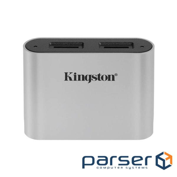 Кардрідер Kingston Workflow Dual-Slot microSDHC/SDXC UHS-II Card Reader (WFS-SDC)