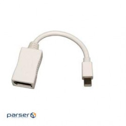Keyspan Mini DisplayPort to DisplayPort Cable Adapter, Video Converter (M/F), 6 in. (P139-06N-DP)
