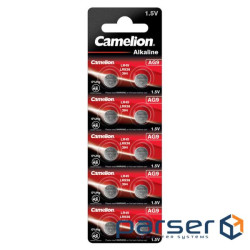 Батарейка AG9 / LR45 / LR936 / 394 Alkaline * 10 Camelion (AG9-BP10)