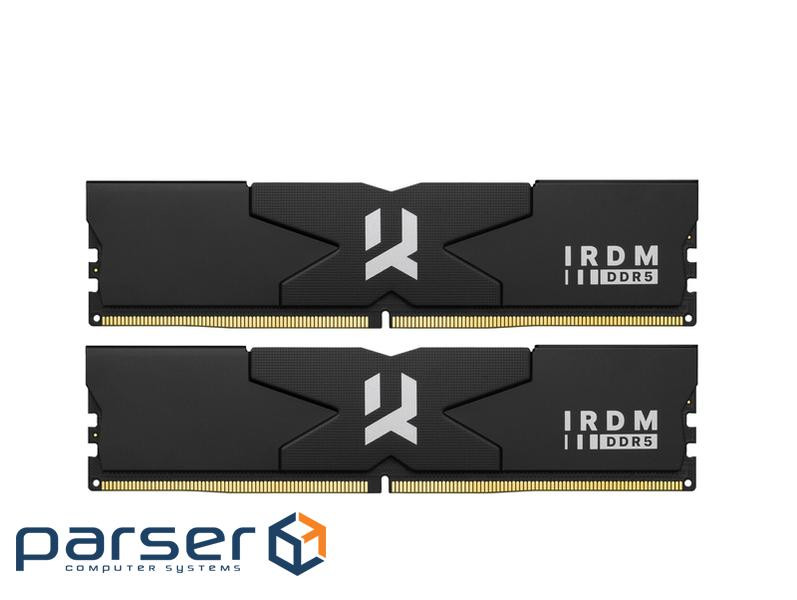 Модуль пам'яті GOODRAM IRDM Black DDR5 5600MHz 32GB Kit 2x16GB (IR-5600D564L36S/32GDC)