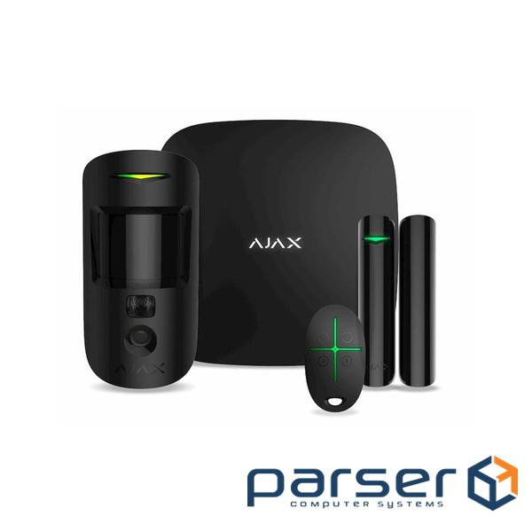 Комплект бездротової сигналізації Ajax StarterKit Cam (HDR) black (Hub 2 / MotionCam(HDR) / DoorProt Ajax StarterKit Cam (HDR) black (Hub 2 / MotionCam(HDR) / DoorProt