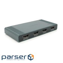 Комутатор VEGGIEG V-HD10 HDMI 1*3, HDTV2.0 4K, Grey, Box