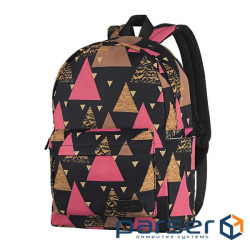 Рюкзак для ноутбука 2E 13" TeensPack Triangles, black (2E-BPT6114BK)
