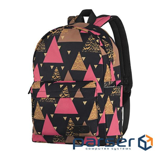 Рюкзак для ноутбука 2E 13" TeensPack Triangles, black (2E-BPT6114BK)