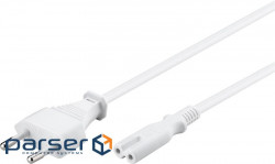 Device power cable IEC(EuroPlug)-(C7)Euro8 M/M 3.0m (75.09.3987-1)