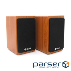 Колонки 2.0 Kisonli X23 для ПК та ноутбука, USB + 3.5mm, 2x5W, 30Hz-15KHz, 110х127х 183mm, Black