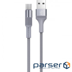 Cable BOROFONE BX21 Outstanding Micro-USB 1m Metal Gray (BX21MMG)