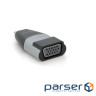 Перехідник Type-C (тато) / VGA (мама), Black (YT-A-Type-C(M) / VGA(F)-B) ), Black (YT-A-Type-C(M) / VGA(F)-B)