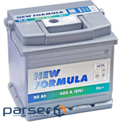 Акумулятор автомобільний NEW FORMULA 50Ah (+/-) 420EN (5502202210)