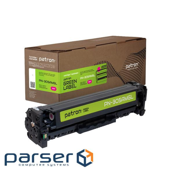 Картридж Patron HP 305A (CE413A) magenta Green Label (PN-305AMGL)