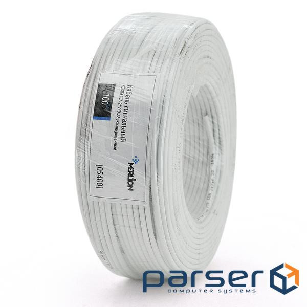 Кабель сигнальний КСВПЕ Merlion ССА 2*7/0,22 екран., бухта 100м . Q10 (05400)