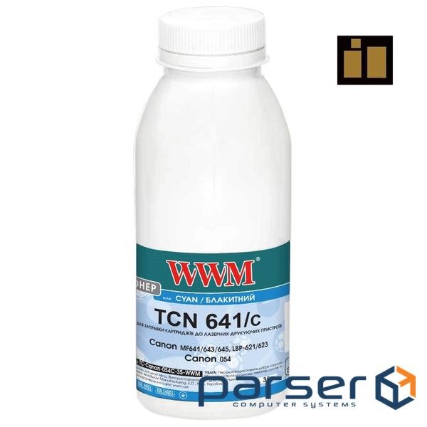 Тонер Canon MF641/643/645, LBP-621/623, Canon 054, 35г Cyan, chip WWM (TC-Canon-054C-35-WWM)