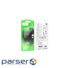 Зарядний пристрій HOCO C141A 2xUSB + cable USB to USB-C black (6942007627900)