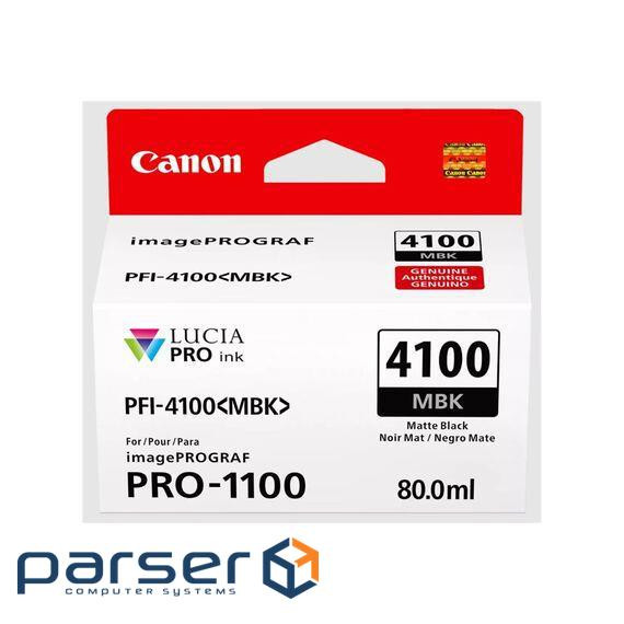 Картридж Canon PFI-4100 imagePROGRAF PRO-1100 Matte Black (6776C001)