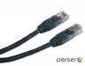 Патч корд Gembird PP12-3M/BK, UTP, категория. 5E, литий, 50u" штекер с клямкою, 3 м, ч