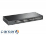 Network switch Cisco SG350X-48-K9-EU Тип - управляемый 3-го уровня, форм-фактор - в стойку, количество портов - 54, порты - SFP+, Gigabit Ethernet, комбинированный, возможность удаленного управления - управляемый, коммутационная способность - 176 Гбит/ с, размер таблицы МАС-адресов - 64000 Кб, корпус - Металический, 48x10/ 100/ 1000TX, 2хSFP+ TP-Link TL-SF1048