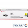Картридж Canon 069 Yellow 1.9K (5091C002)