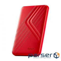 Portable hard drive TRANSCEND 2TB USB3 AC236.1 Red (AP2TBAC236R-1)
