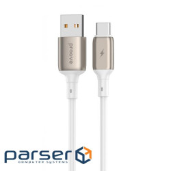 Кабель Proove Flex Metal Type-C 2.4A (1m) white (CCFM20001202)