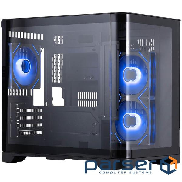 Корпус 1stPlayer UV5-BK-2FC7R-1FC7 Black без БП