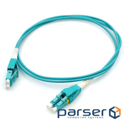 Патчкорд LC/UPC-LC/UPC MM (G50-OM3) Uniboot 2м Duplex, 2мм (UPCU-2LCLC(MM)D(ON))