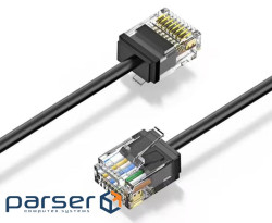 Патч-корд неекранований RJ45 UTP6a 2.0m,patch Slim Ultra Flexi PoE+ Cu,чорний (62.09.8495-1)