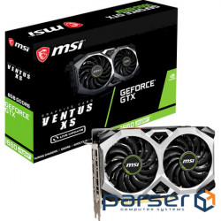 Відеокарта MSI GeForce GTX 1660 Super 6GB GDDR6 192-bit Ventus XS (GTX 1660 SUPER VENTUS XS)