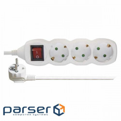 Мережевий подовжувач EMOS P1325R на 3 розетки, 16 А, 5 метрів 