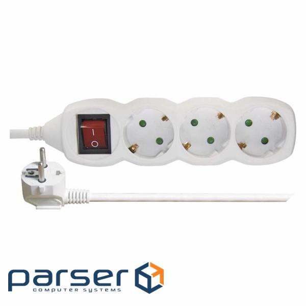 Мережевий подовжувач EMOS P1325R на 3 розетки, 16 А, 5 метрів 