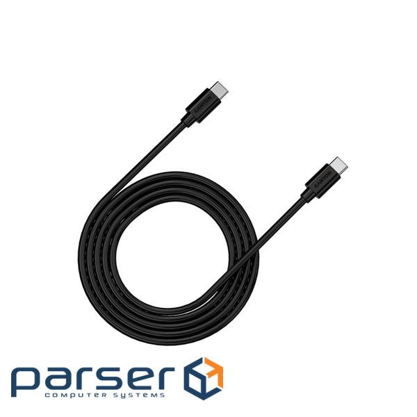 Дата кабель USB-C to USB-C 2.0m 100W 20V/ 5A black Canyon (CNS-USBC12B)
