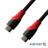 Multimedia cable HDMI to HDMI 1.5m Grand-X (HDN-1080P)