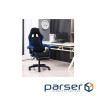Крісло ігрове GT Racer X-2324 Black/Blue (X-2324 Fabric Black/Blue)