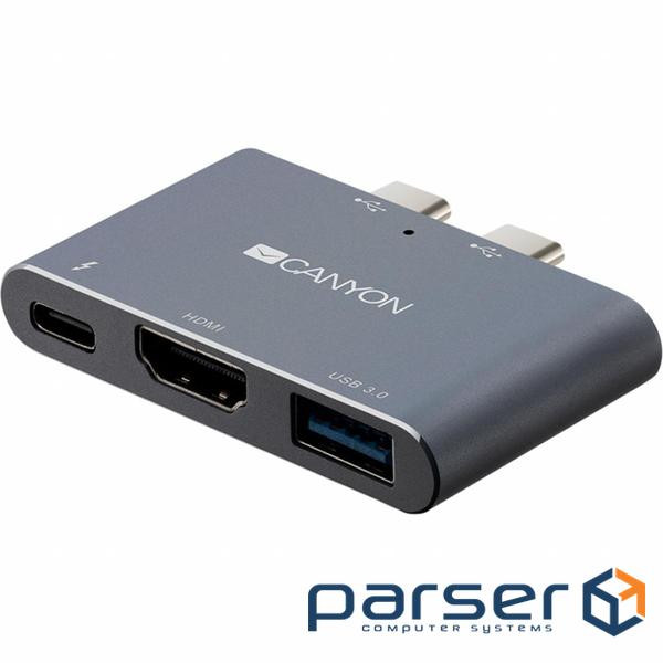 Port replicator CANYON Thunderbolt 3 Docking Station 3-in-1 (CNS-TDS01DG)