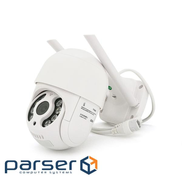 8 Мп Wi-Fi відеокамера вулична SD / картка PiPo PP-IPC27D8MP20 PTZ 2.8mm ICSee (YT22624) PiPo PP-IPC27D8MP20 PTZ 2.8mm ICSee (YT22624)