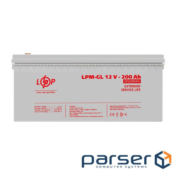 Акумуляторна батарея LOGICPOWER LP-GL 12 - 200 AH (12В, 200Ач) (4156)
