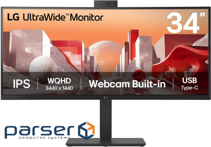 Монітор LG LCD 34BA85QE-B 34" black UltraWide (34BA85QE-B.AEU)