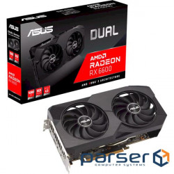 Видеокарта ASUS Dual Radeon RX 6600 V2 8GB GDDR6 (DUAL-RX6600-8G-V2)