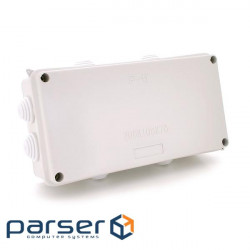 Distribution box external PIPO P60 200x100x70mm, IP54, plastic, (PP) 8 sealed conduits, white , Q2 (P6)